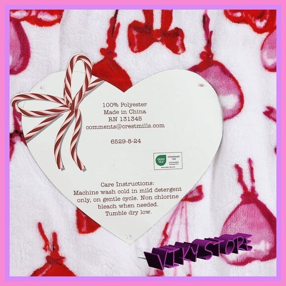 NWT Cozy Oversized Plush Throw 50x60 You Make My Life Sweeter #7216 💖 NWT - Picture 4 of 5